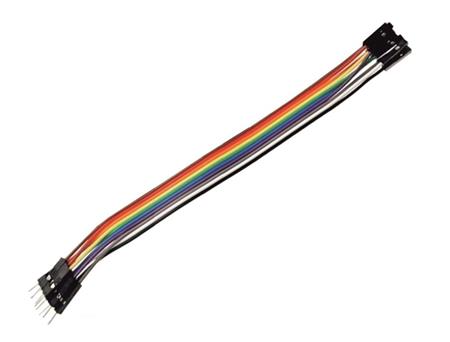 Cables x10 Dupont Protoboard Macho Hembra de 20cm